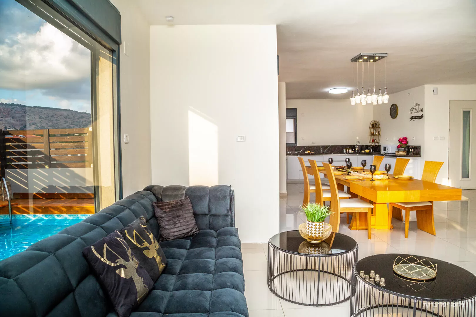 The villa has two levels and lots of space - Effendi Estate, Yaara, Western Galilee