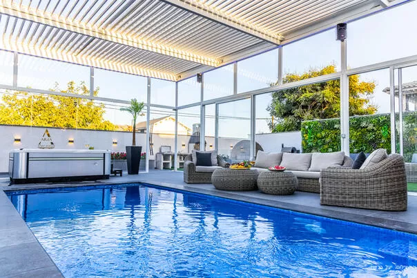 Private pool measuring 7x3 meters, heated to 32 degrees all year round - ARIA, Dalton, Upper Galilee