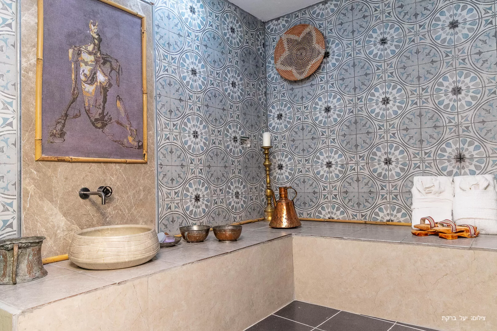 Private Turkish bath - Li Yam Spa Suite, Yanuch-Jeth, Western Galilee