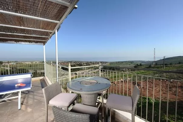 The spectacular view from the balcony is all yours - Nof Moledet, Rosh Pina, Upper Galilee