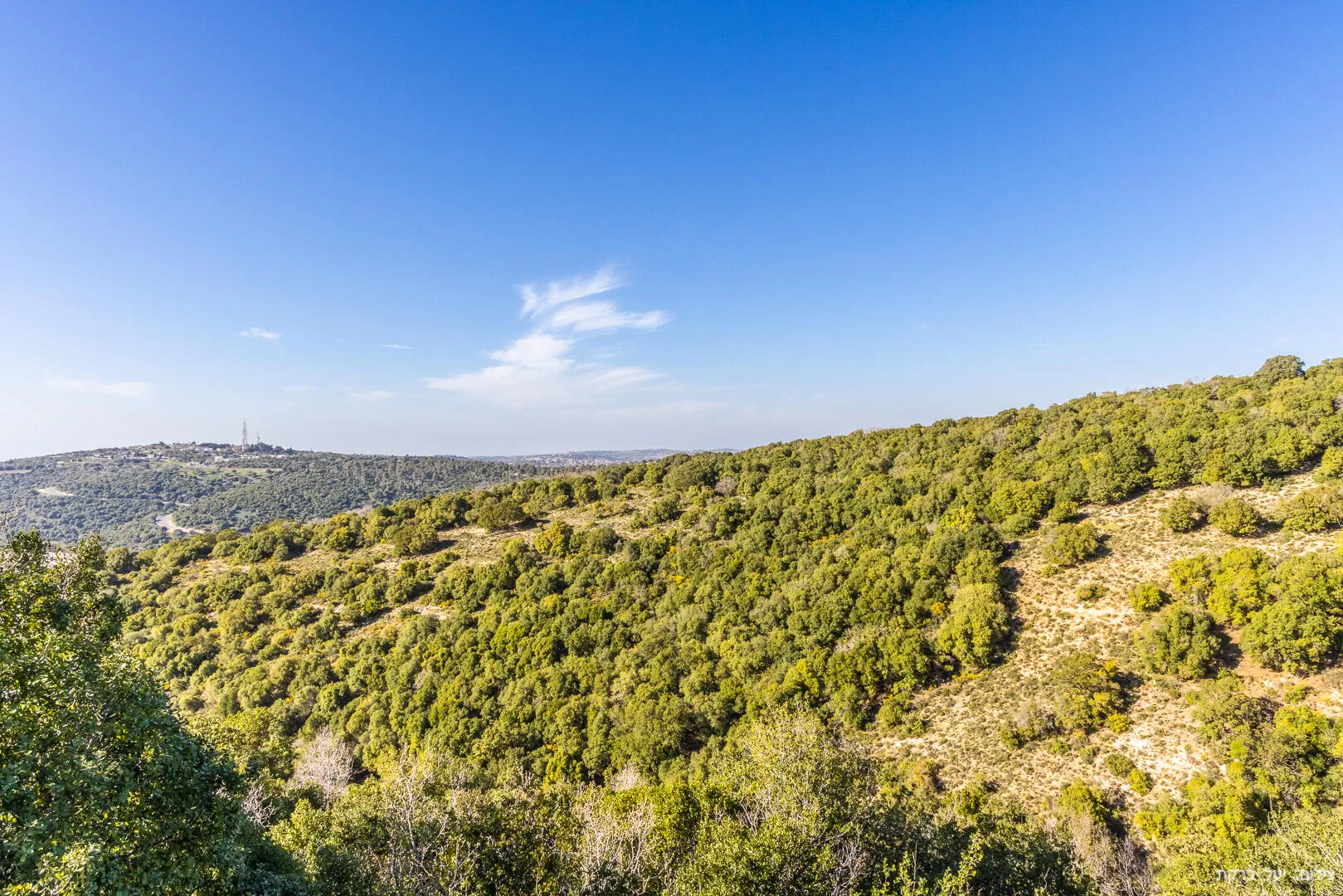 There is a panoramic view of mountains and forests from here - Yortov in Matat, Matat, Western Galilee