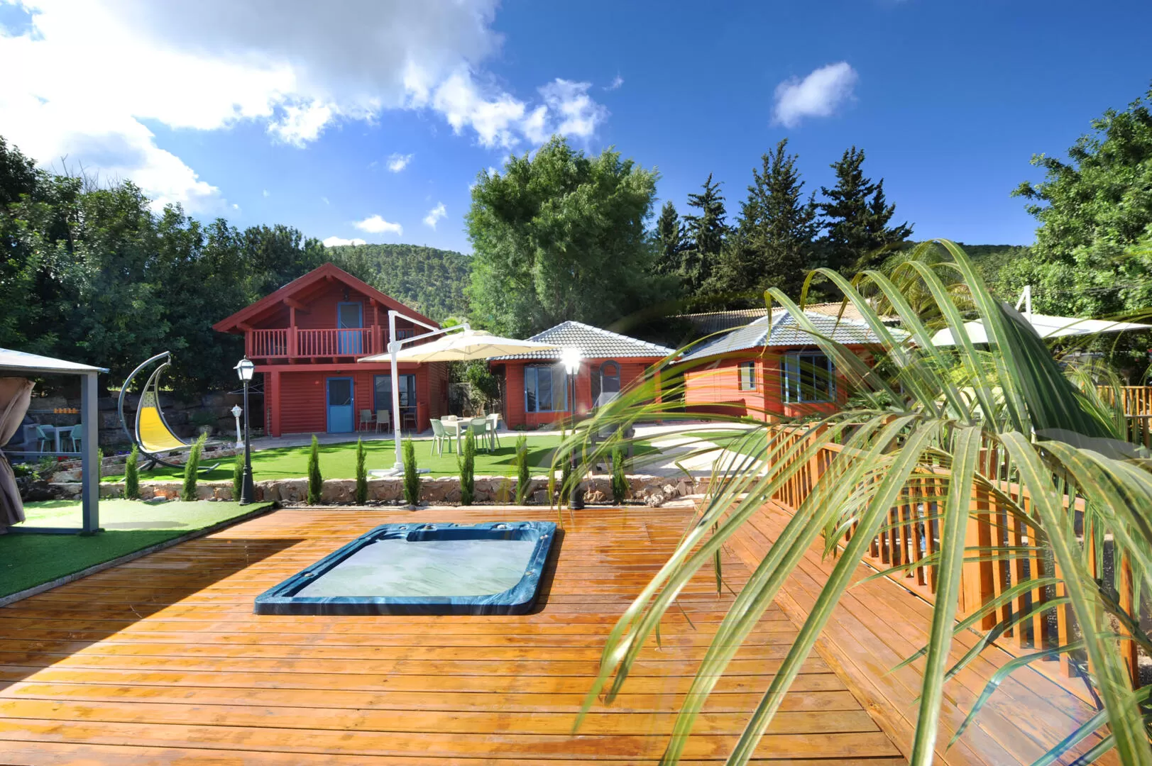 A complex of three wooden cabins for couples or families, with views and spaces - Yukra Al HaMayim, Shafer, Upper Galilee
