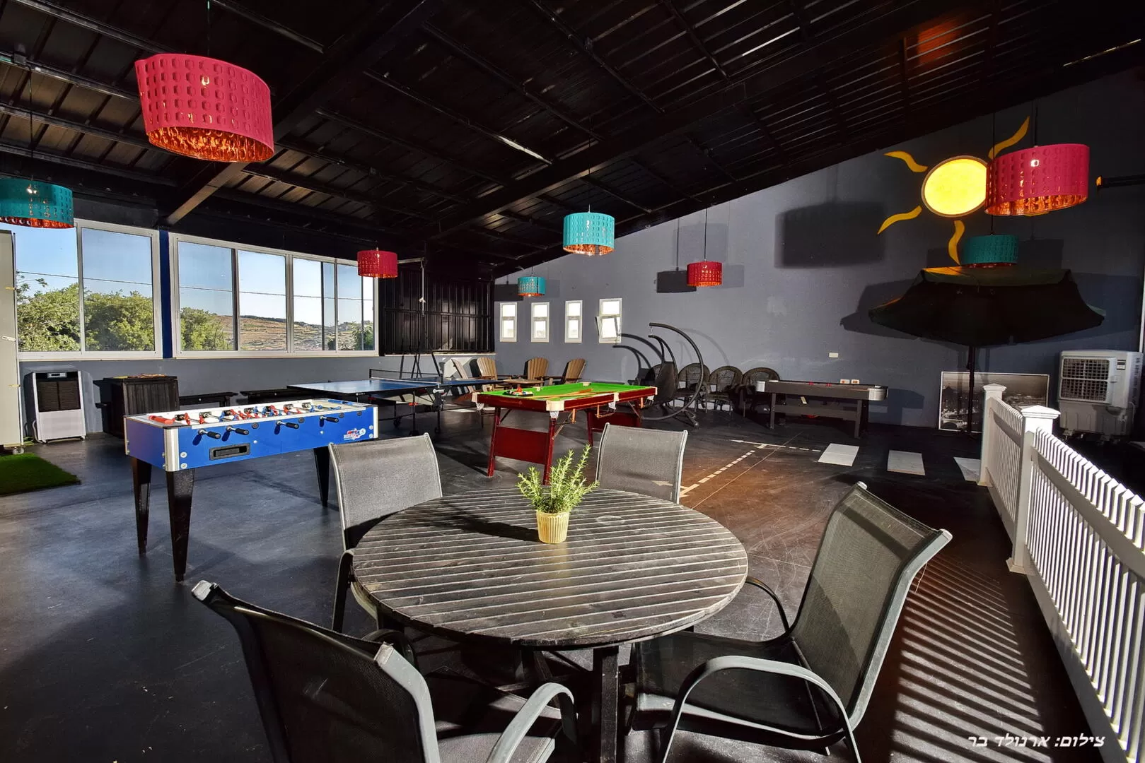 Space games for all ages with pool table, air hockey, ping pong, table football and more - Ahuzat Nativ, Netoa, Western Galilee