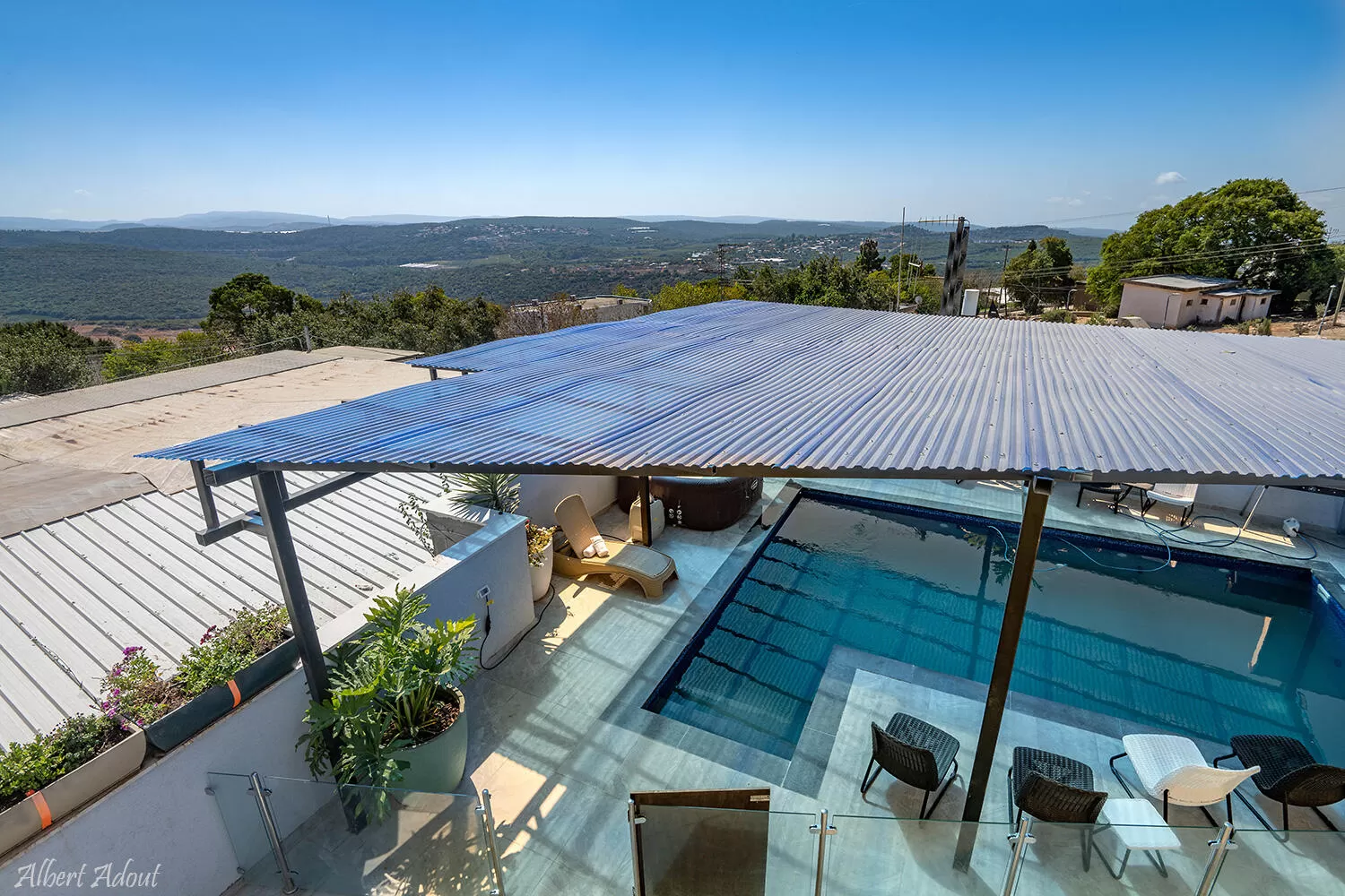 A look at the surrounding Galilean landscape - Villa Odette, Zareit, Western Galilee