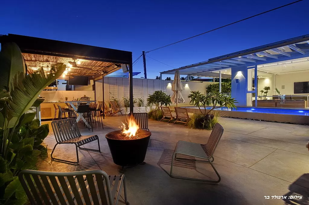 Campfire corner for the evening - Fjord Boutique, Upper Galilee