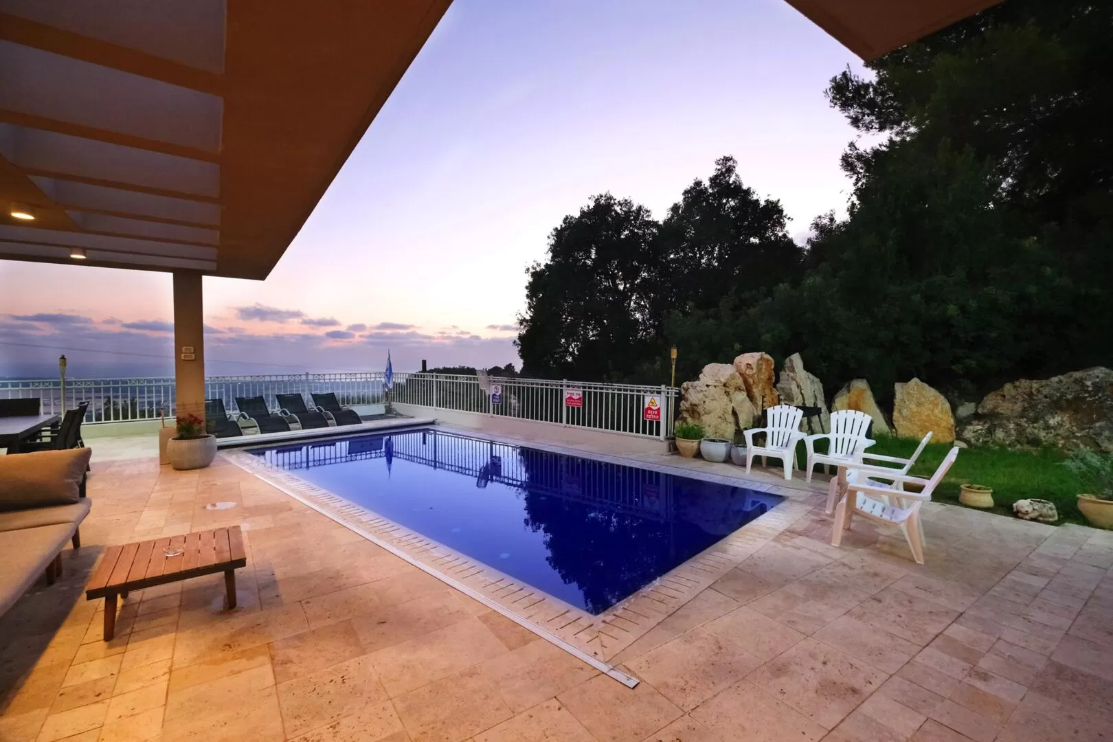 A large pool for bathing in the season - Alon Hagalil, Hanita, Western Galilee