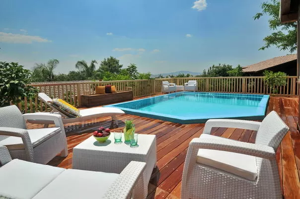 Summer swimming pool - Suitot Batzel Ha'ela, Kahal, Upper Galilee