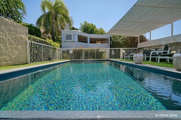 The pool is 4/8 meters in size and 1.4 meters deep - Francine, Ein Ya'akov, Western Galilee