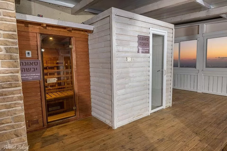The complex has a wet and dry sauna, private and only yours - Ahuzat Lorraine, Ein Ya'akov, Western Galilee